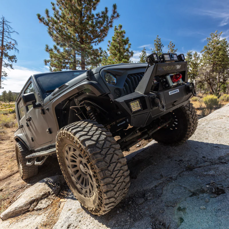 Go Rhino Trailline Winch Ready Front Stubby Bumper For Jeep Model 230111T - Image 9