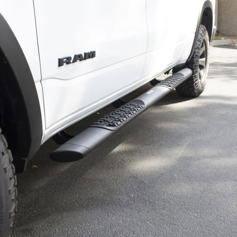 Go Rhino V-Series V3 Aluminum Step Nerf Bars and Mounting Brackets Kit Textured Black Model V3405187T - Image 5