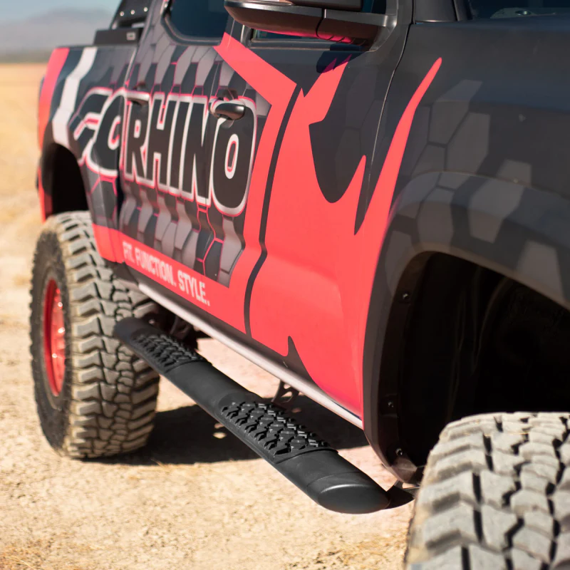 Go Rhino V-Series V3 Aluminum Step Nerf Bars with Mounting Brackets Kit Model V3441580T - Image 6