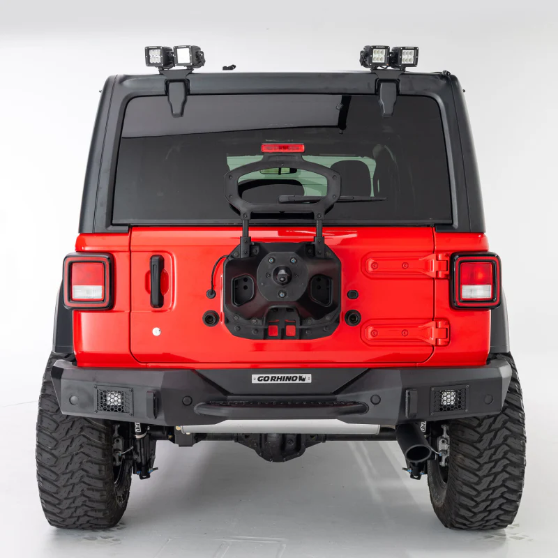 Go Rhino XE Rear Hard Top Light Mounts for Jeep JL/JT Fits two 3x3 LED Cube Lights Model 599502T - Image 5
