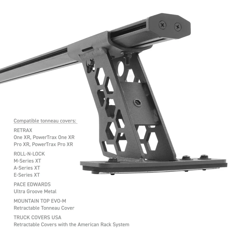 Go Rhino XRS Cross Bars  Bed Rail Kit for Full/Mid Sized Trucks W/Tonneau Cover T-Tracks Model 5935015T - Image 8