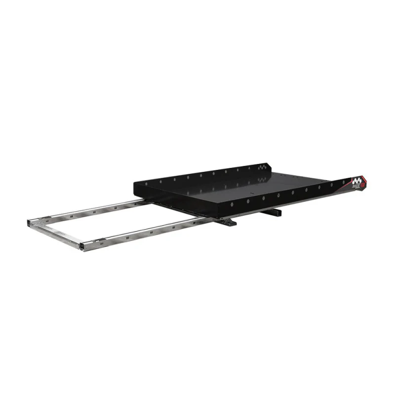 Highway Products 2000 Pound Black Aluminum Bed Slide For Full Size 8' Beds Model 4312-002-BK62
