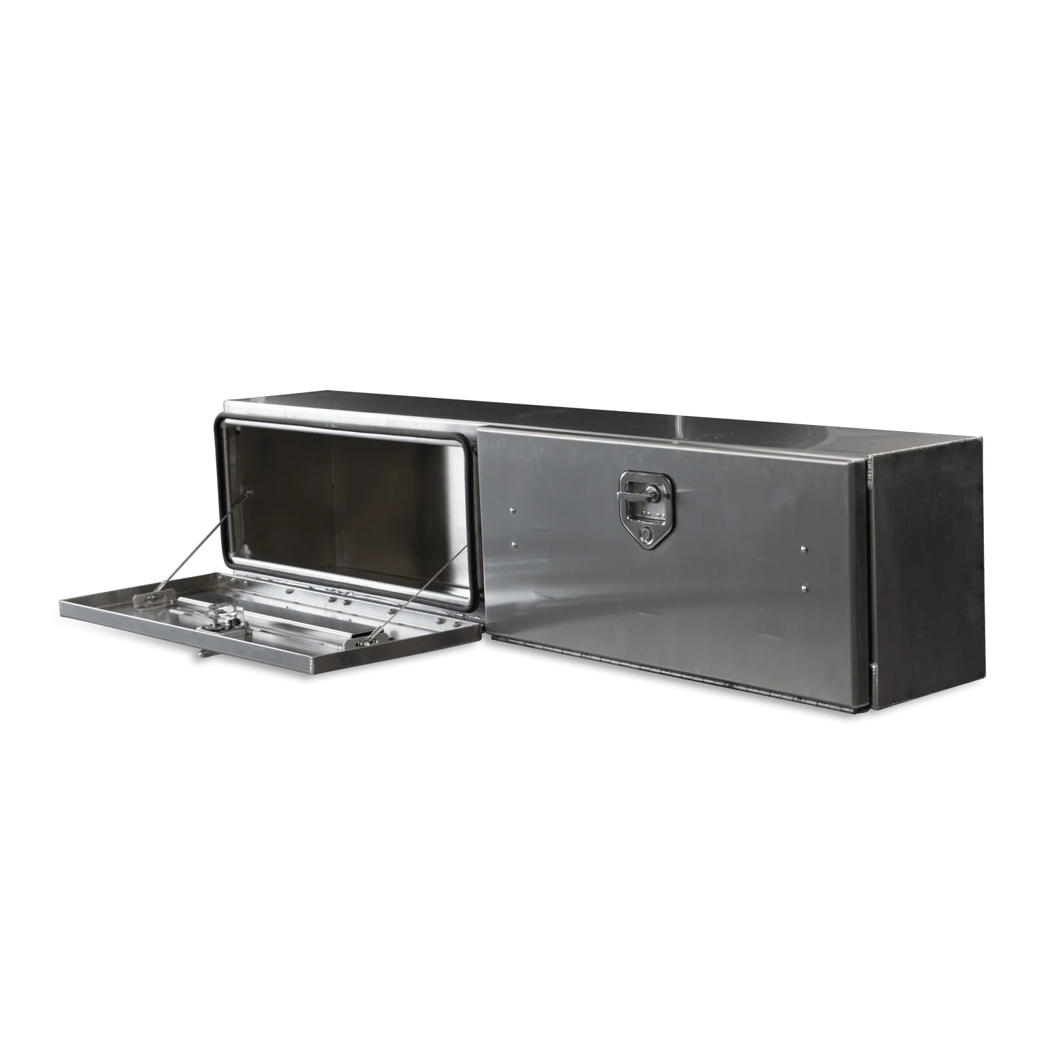 Highway Products 65 X 16 X 13 Top Mount Tool Box With Smooth Aluminum Door Smooth Aluminum Base 3813-005