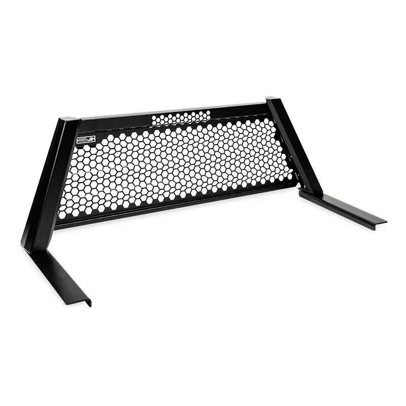Highway Products Honeycomb Smooth Hammertone Black Aluminum Headache Rack Size 7 Model 4012-102-BK62