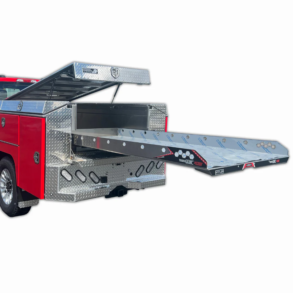 Highway Products 1200 Pound Aluminum Bed Slide For 8' Service Body Beds Model 4312-107