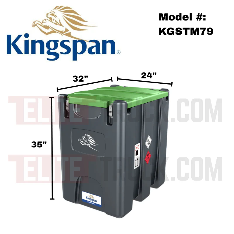 Kingspan TruckMaster® Portable Diesel Storage & Dispensing Tank 79 Gal Model TM79 - Image 2