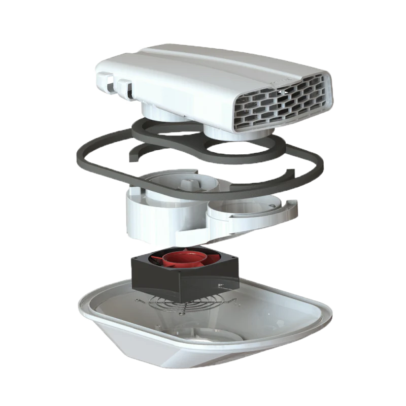LEGEND VanFan Forced Air Vent Kit - White Model LF-VRV-K1 - Image 4