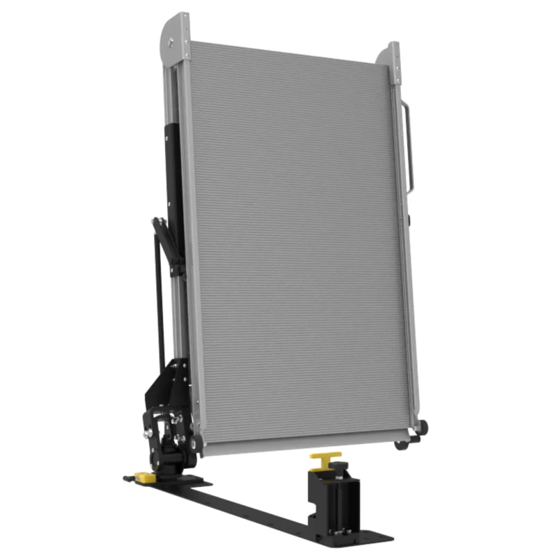 Link Manufacturing LSR90 Swivel Aluminum Loading Ramp – 180° Swing Design 1250 Pound Capacity Model LSR90-30-108