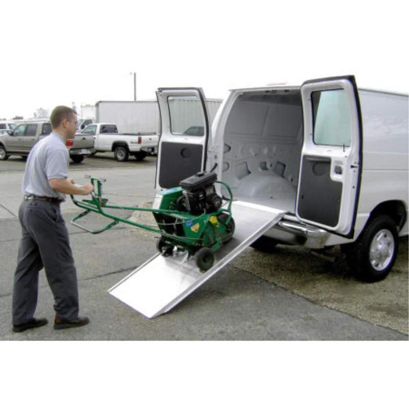 Link Manufacturing LWS40 Series Lightweight Portable Aluminum Portable Ramp Bifold Design 350 - 500 Pound Capacity Model LWS40-24-90-F - Image 5