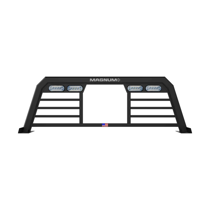 Magnum Truck Racks Headache Rack High Pro Window Bars Matte Black Model 220HPBRF1NB