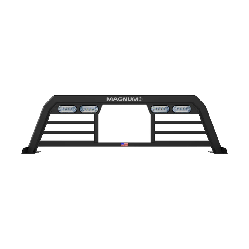 Magnum Truck Racks Headache Rack Low Pro Window Bars Matte Black Model 217LPBRC1TB