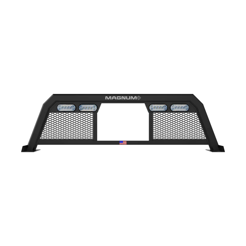Magnum Truck Racks Headache Rack Low Pro Window Mesh Matte Black Model 321LPMSL1NB