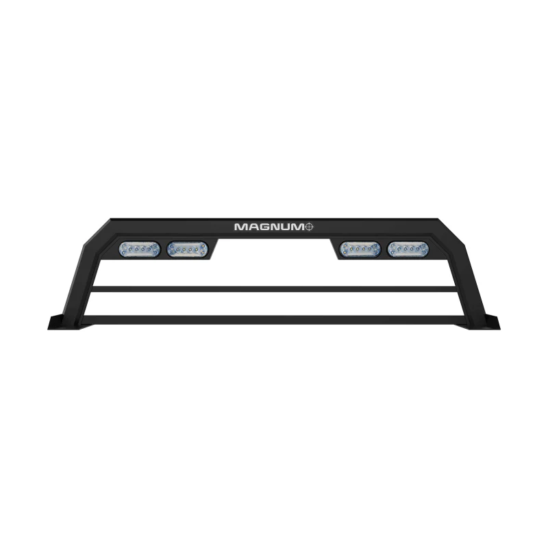 Magnum Truck Racks Headache Rack Service Body Light Bar Matte Black Model 16SBLBRAB