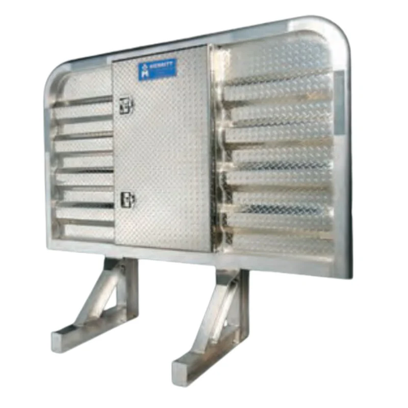 Merritt 75"X86" Dyna-Light Cab Rack Radius Corners Diamond Plate Panel Standard Center Enclosure Model 322373