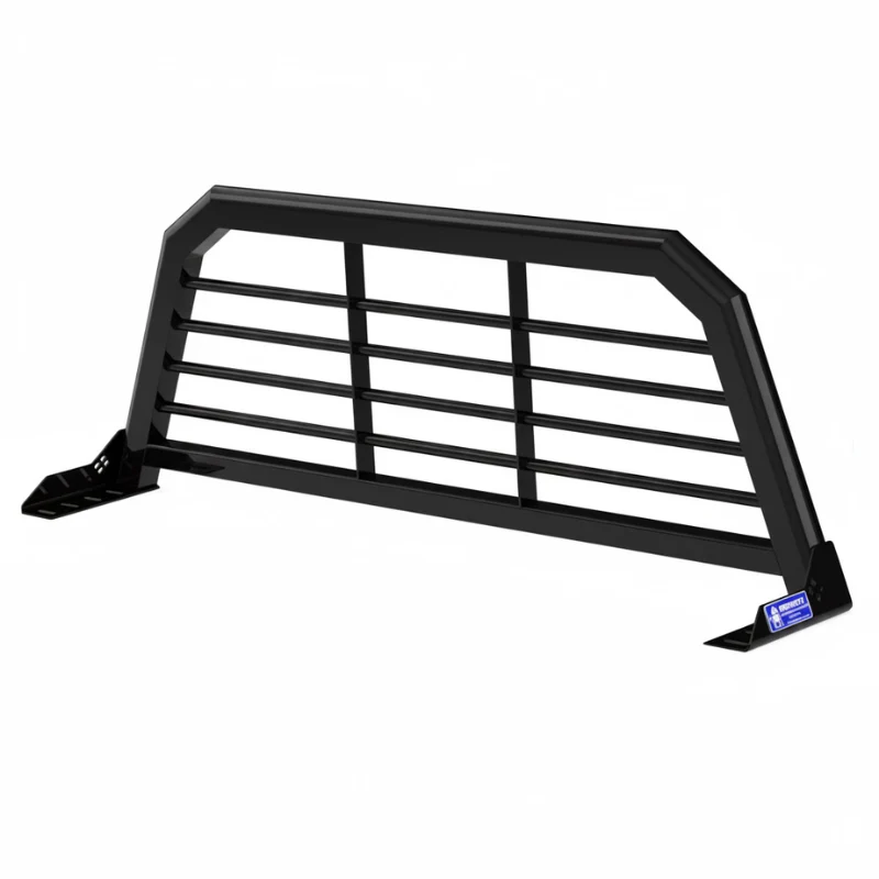 Merritt Gloss Black Aluminum Headache Rack Horizontal Bar Above Cab High Select Ford F-150 GMC Chevy HD Model 720408-133