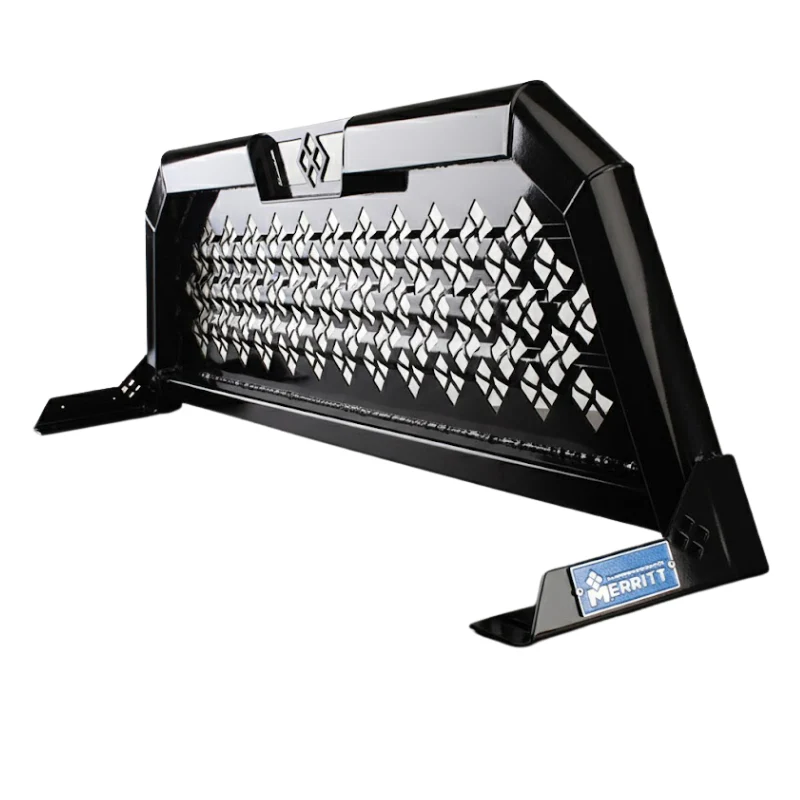 Merritt Headache Rack, Above Cab Punched Panel, 23" x 70", Gloss Black Model 720433-533