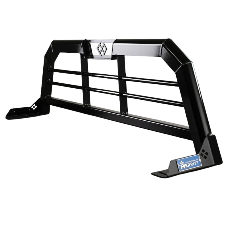 Merritt Headache Rack, Cab High Horizonal Bar, 22" x 70", Gloss Black Model 720232-133