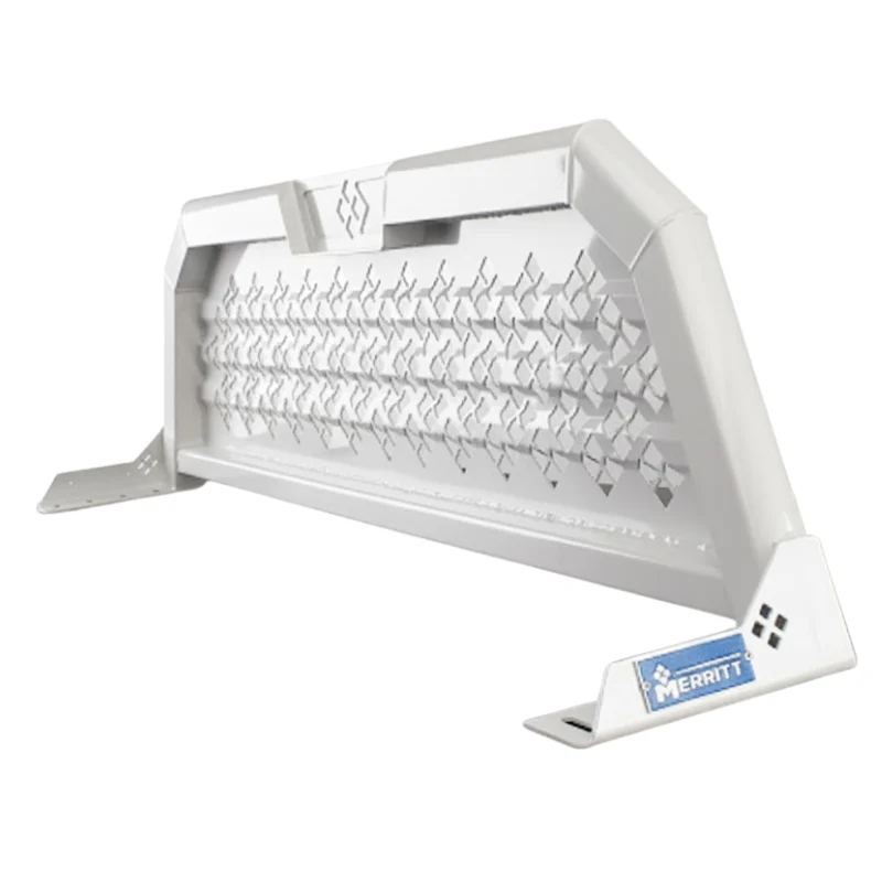 Merritt Headache Rack, Cab High Punched Panel, 20" x 70", White Model 720230-235