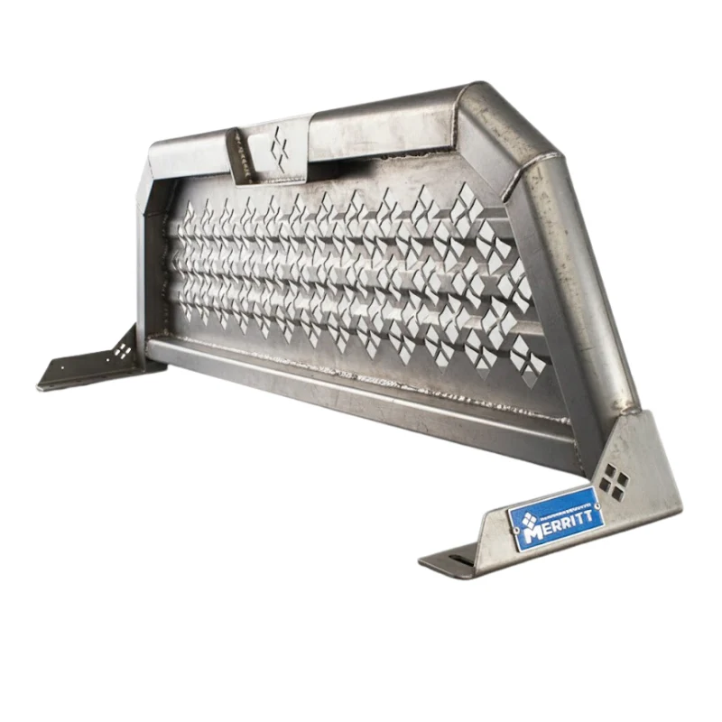 Merritt Headache Rack, Cab High Punched Panel, 23" x 70", Bare Metal Model 720233-231