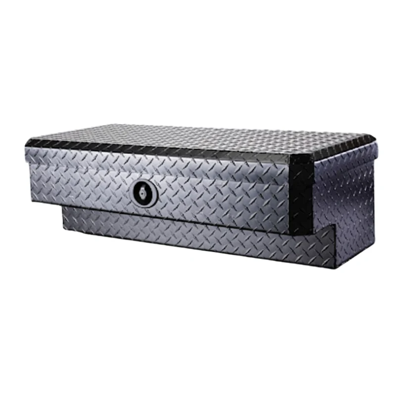 Merritt Side Mount Low Side Box, Diamond Plate Single, 18″ x 16″ x 72″, Gloss Aluminum Model 710524-112