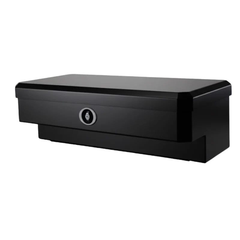 Merritt Side Mount Low Side Box, Smooth Single, 18″ x 16″ x 48″, Satin Black Model 710522-224