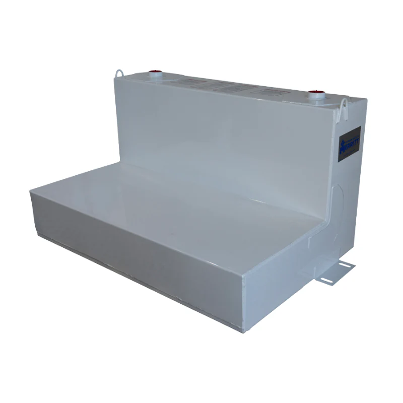Merritt 90 Gallon L-Shape Transfer Tank, 26″H x 32″D x 48″L, White Model 750120-005