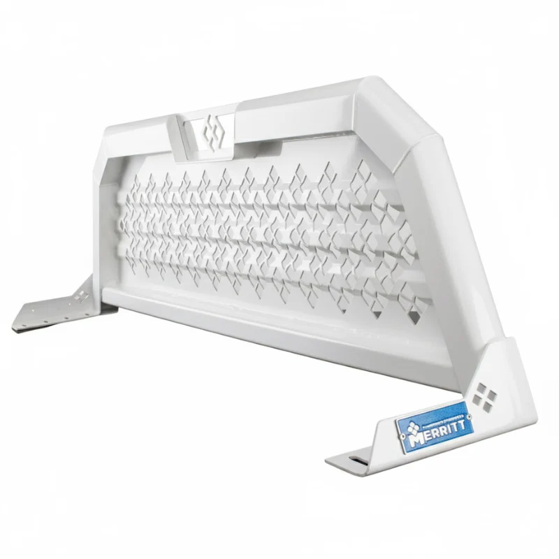 Merritt White Aluminum Headache Rack Punched Panel Cab High Select Ford F-250 F-350 Model 720208-235