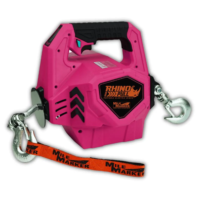 Mile Marker RHINO PULL 1000 LB. Portable Winch With Synthetic Rope Model 71-1000 - Image 10