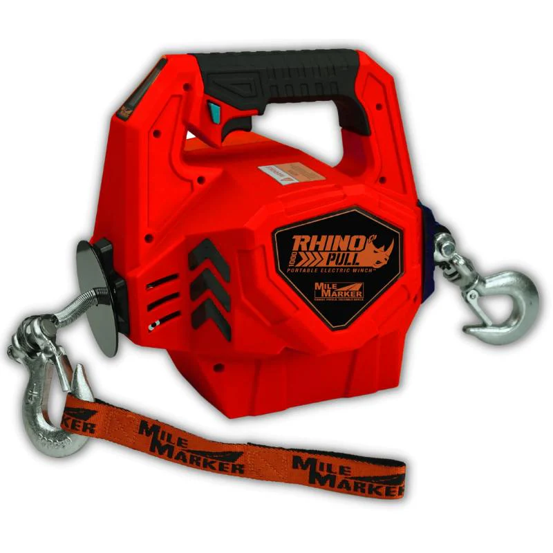 Mile Marker RHINO PULL 1000 LB. Portable Winch With Synthetic Rope Model 71-1000 - Image 6