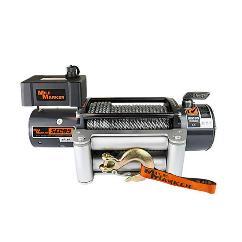 Mile Marker SEC9.5 9500 LB. Winch With Steel Cable Model 76-50246BW - Image 2