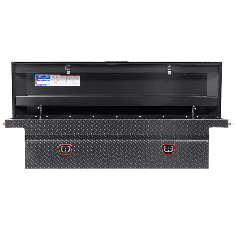 Weather Guard Crossover Tool Box Gray Aluminum Full Size Low Profile Model 121-6-04 - Image 3