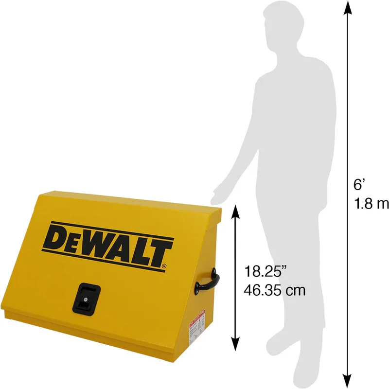 Montezuma 30 x 15 In. Steel Dewalt Triangle® Toolbox Yellow Top Mount Toolbox DXTB30YY - Image 13