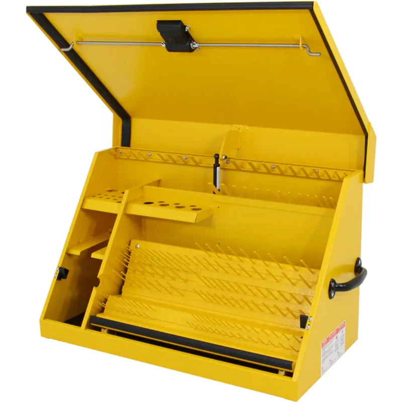 Montezuma 30 x 15 In. Steel Dewalt Triangle® Toolbox Yellow Top Mount Toolbox DXTB30YY - Image 2
