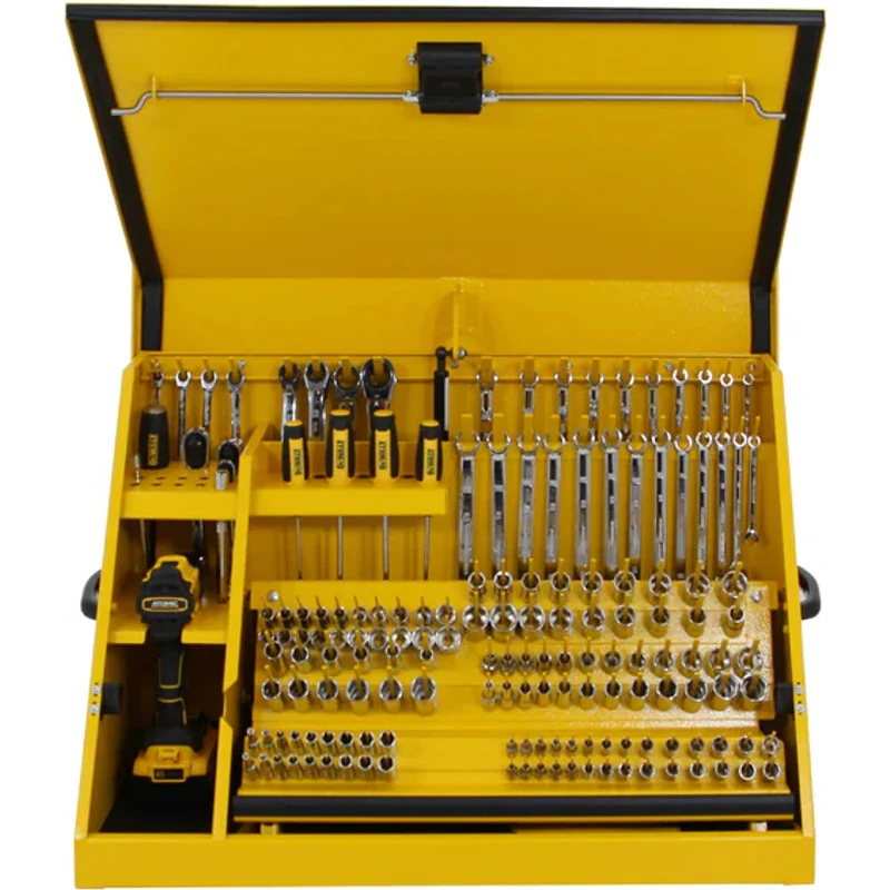 Montezuma 30 x 15 In. Steel Dewalt Triangle® Toolbox Yellow Top Mount Toolbox DXTB30YY - Image 4