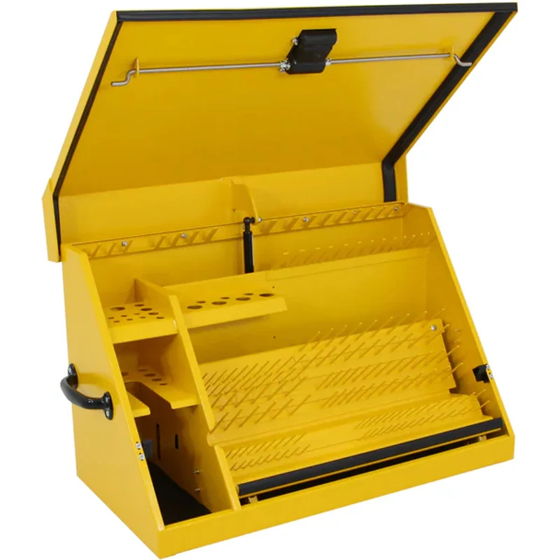 Montezuma 30 x 15 In. Steel Dewalt Triangle® Toolbox Yellow Top Mount Toolbox DXTB30YY - Image 8
