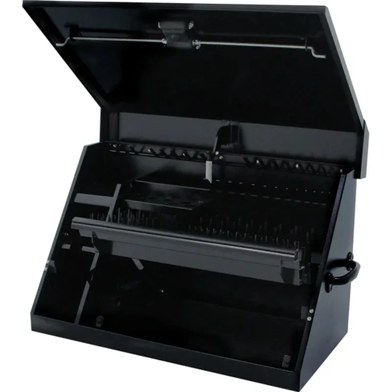 Montezuma 30 x 15 In. Steel Triangle® Toolbox Black Top Mount Toolbox DXTB30BB - Image 3