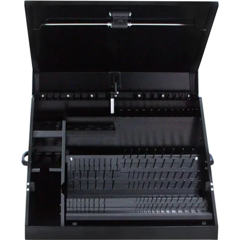 Montezuma 30 x 15 In. Steel Triangle® Toolbox Black Top Mount Toolbox DXTB30BB - Image 5