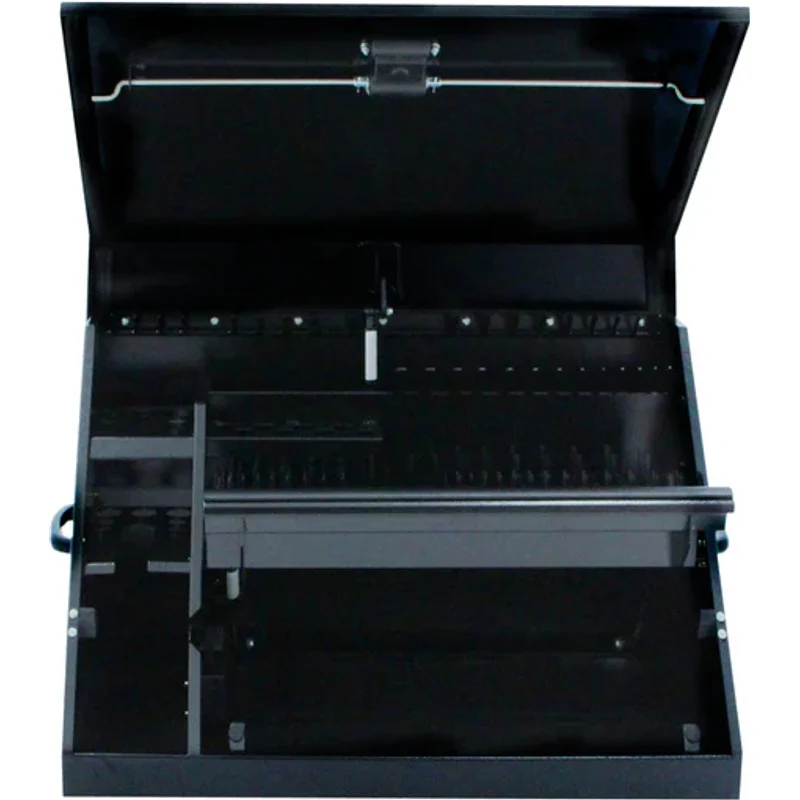 Montezuma 30 x 15 In. Steel Triangle® Toolbox Black Top Mount Toolbox DXTB30BB - Image 6