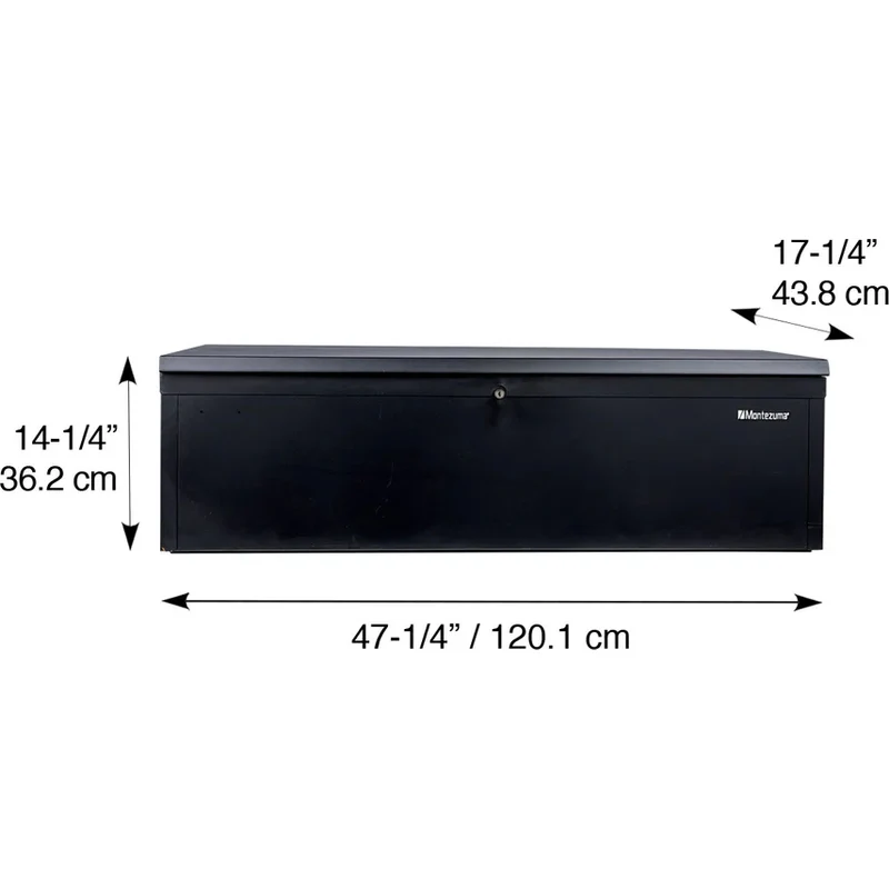 Montezuma 47 In. Steel Utility Box MKDB47B - Image 5