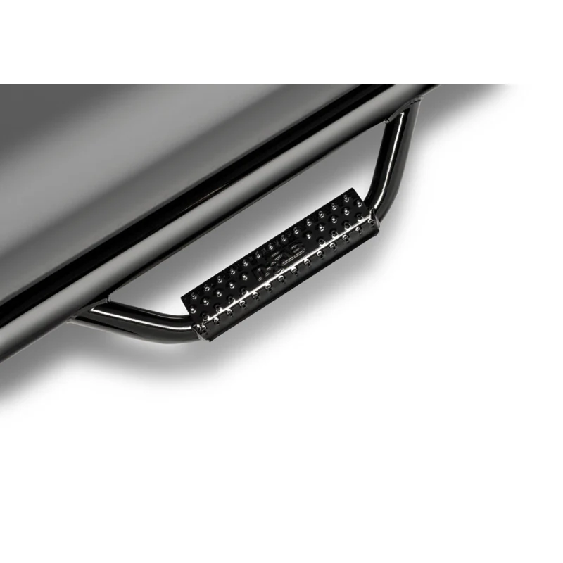N-Fab Cab Length Side Steps Gloss Black Mild Steel Model F1585CC - Image 2