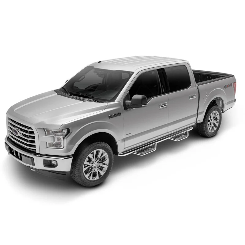 N-Fab Cab Length Podium Side Steps Stainless Steel Model HPC1475CC-SS - Image 2