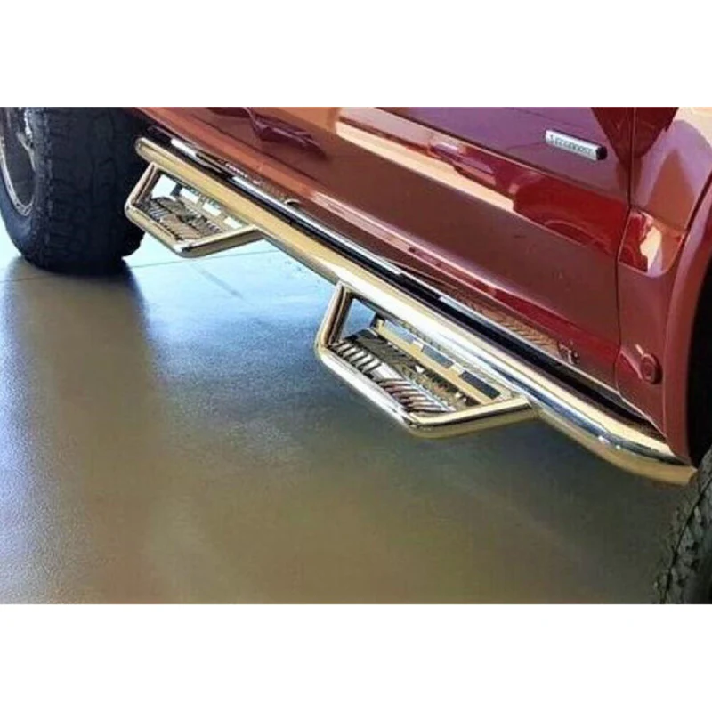N-Fab Cab Length Podium Side Steps Stainless Steel Model HPD1980CC-SS - Image 6