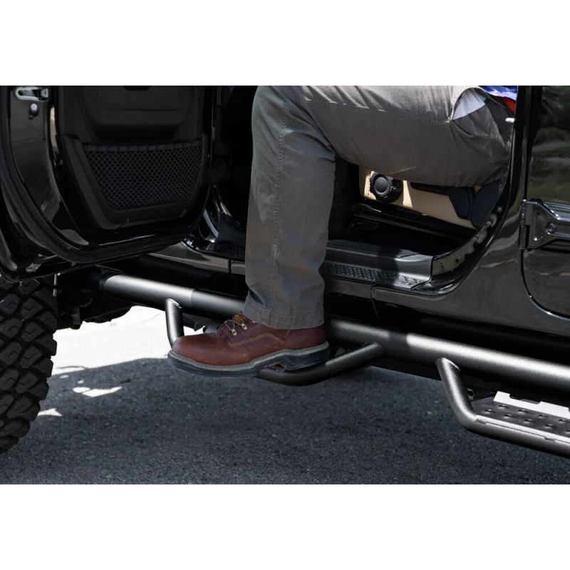 N-Fab Side Steps RS Textured Black Steel Model 321417212 - Image 4