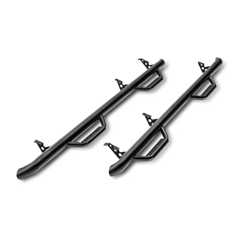 N-Fab Side Steps Wheel To Wheel Textured Black Steel Model C1987RC-4-TX