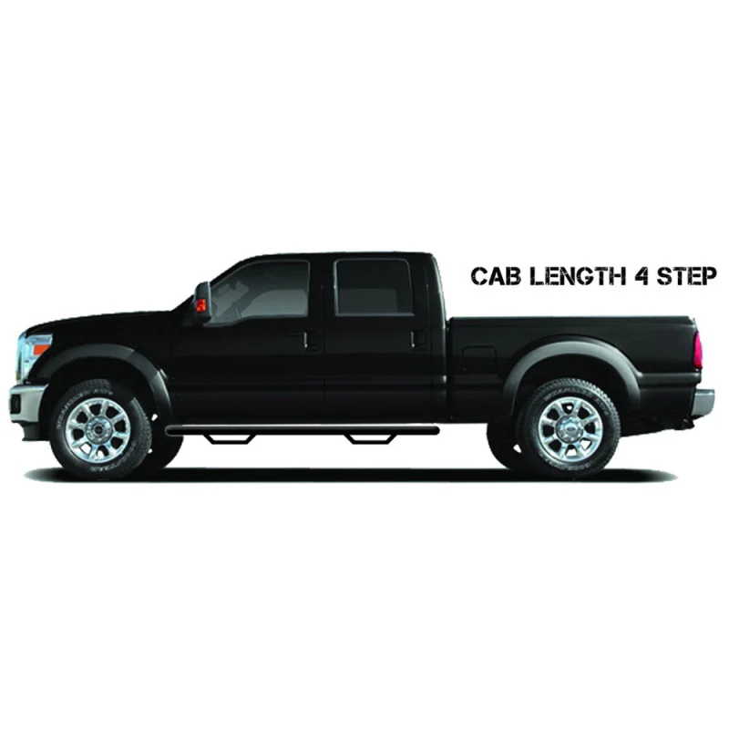 N-Fab Side Steps Cab Length Textured Black Steel Model D0973QC-TX - Image 4