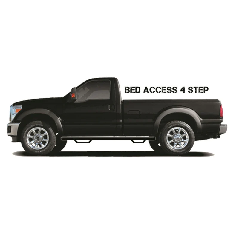 N-Fab Side Steps Wheel To Wheel Textured Black Steel Model F1577RC-4-TX - Image 2