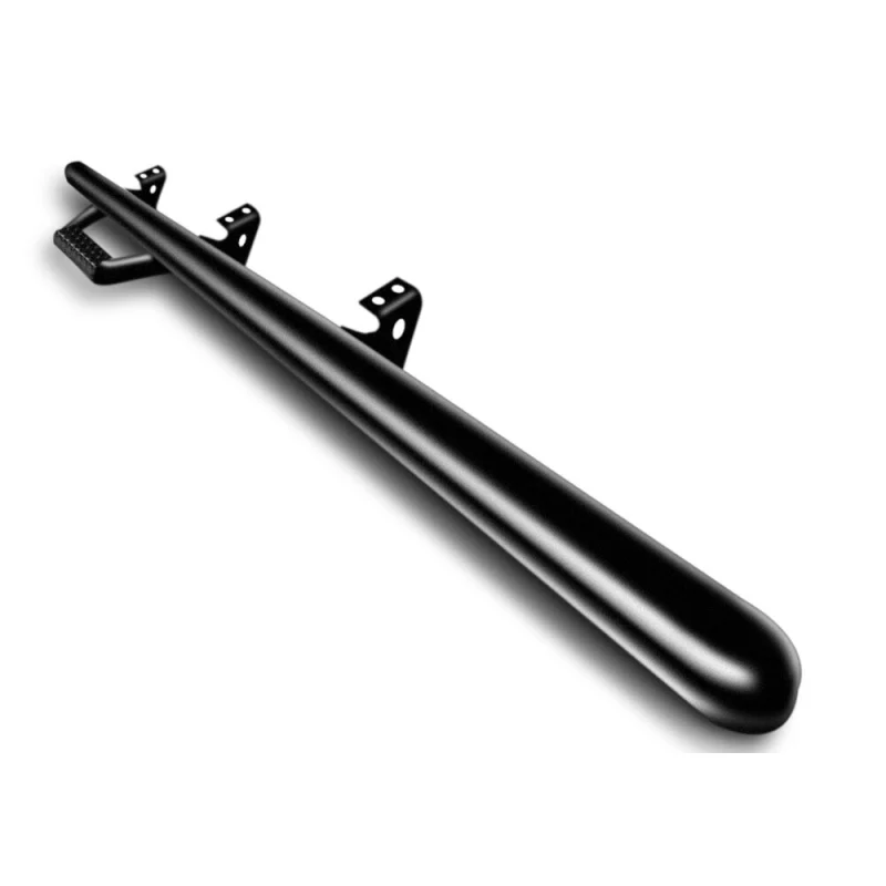 N-Fab Side Steps Wheel To Wheel Textured Black Steel Model J1846