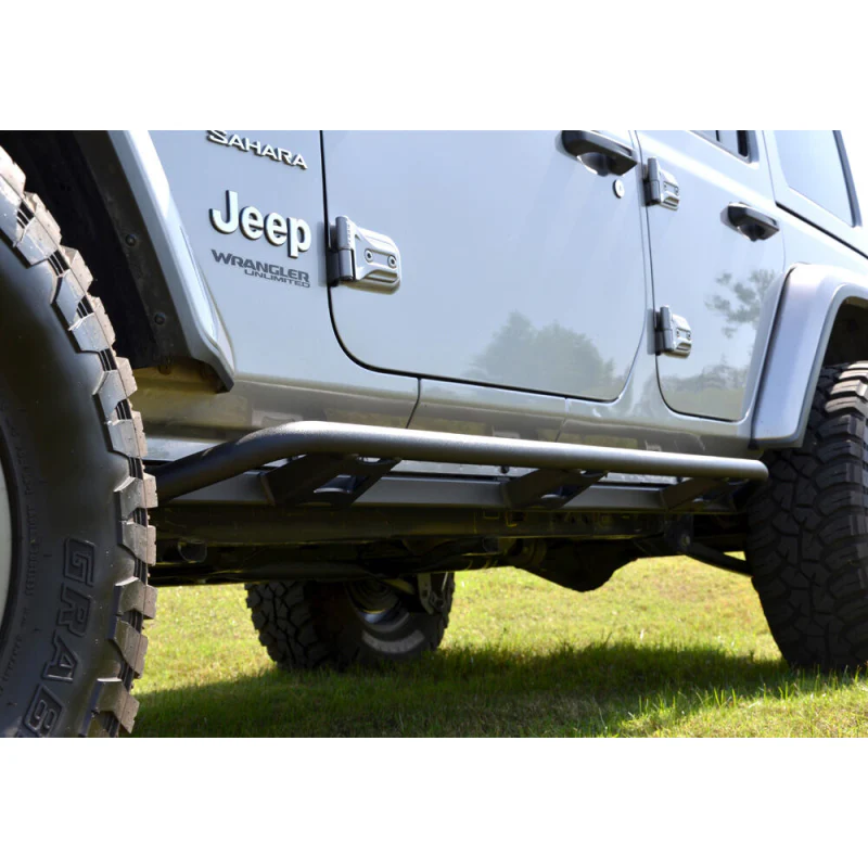N-Fab Trailslider Rock Sliders Textured Black Steel Model TSJ184-TX - Image 2