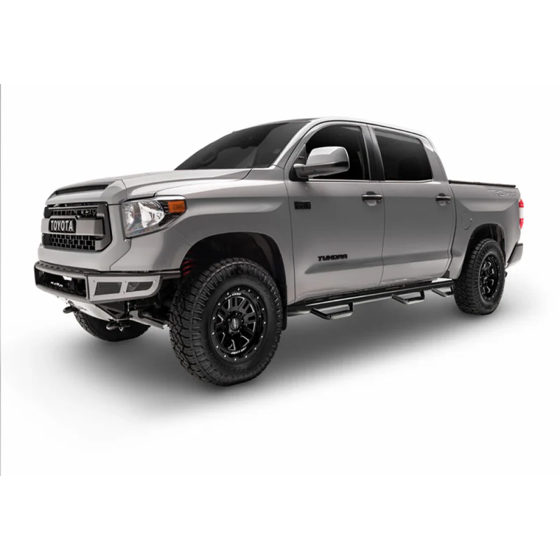N-Fab Wheel To Wheel Side Steps Gloss Black Steel Model D02107QC-6 - Image 3