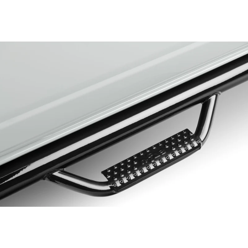 N-Fab Wheel To Wheel Side Steps Gloss Black Steel Model F2156B - Image 2